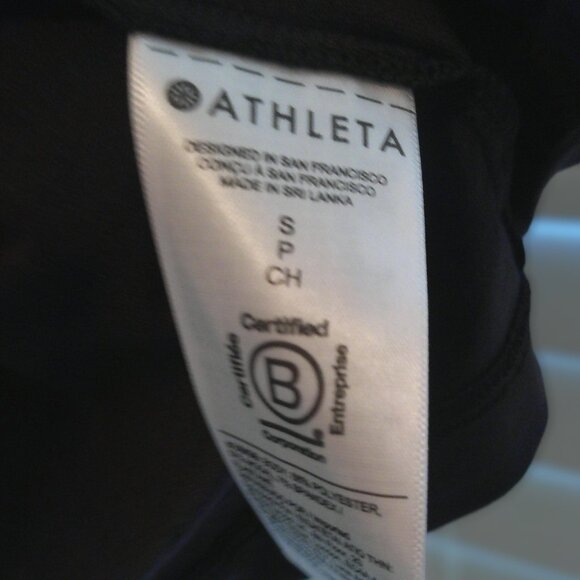 NWT Black Athleta Essence Maternity Asymmetrical Top - Nursing Friendly - Size S - Picture 11 of 14